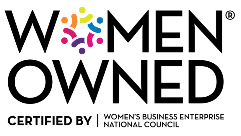 Women Owned, Certified by Women's Business Enterprise National Council