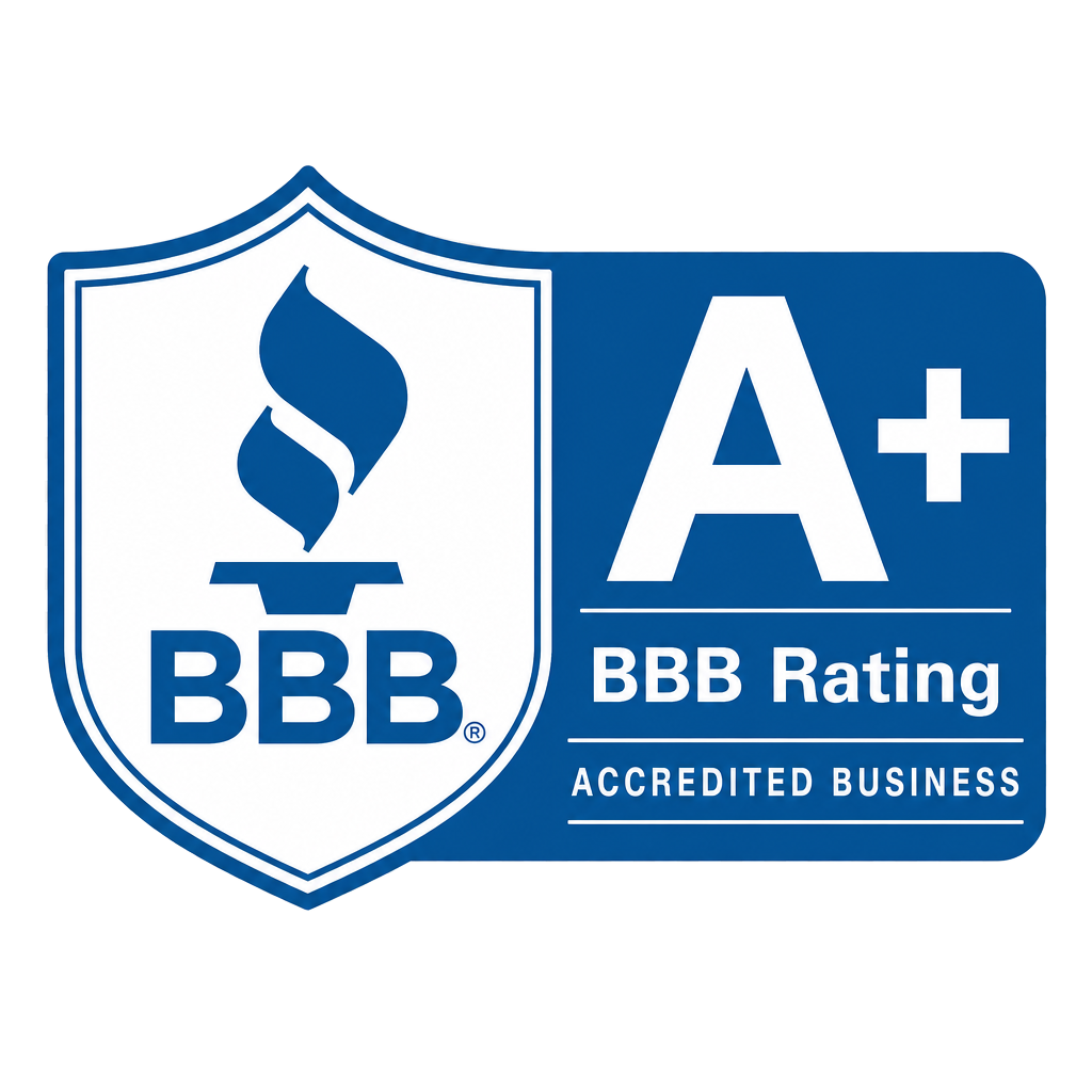 BBB Accredited Business A+ Rating