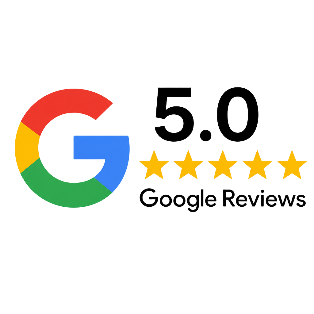 Google Reviews 5.0 stars